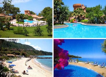 Luxury Hotel Porto Pirgo vid havet i Tropea, Kalabrien