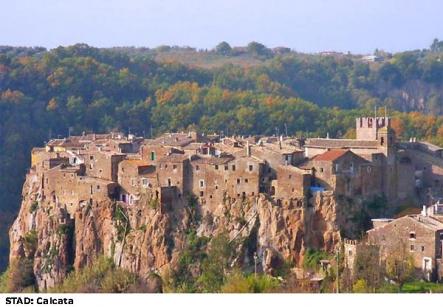 Calcata i Italien